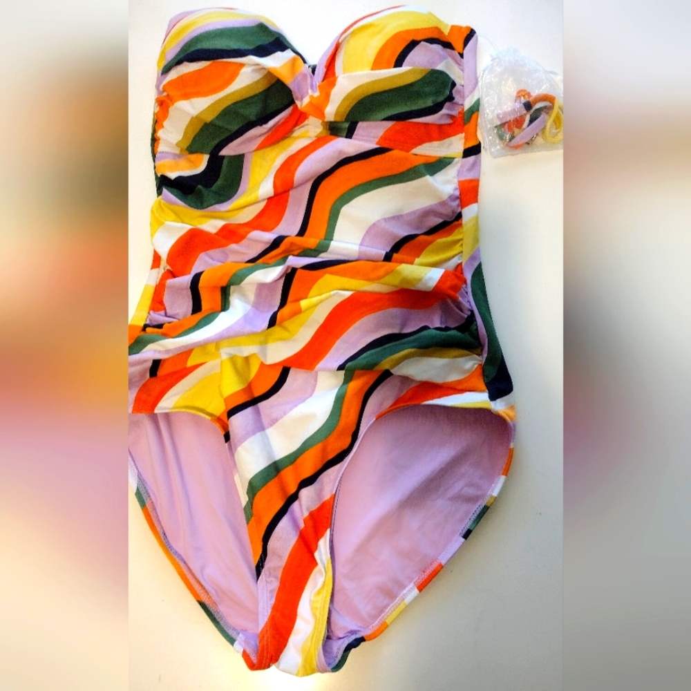 Anne Cole Multicolor One Peace Swimsuit